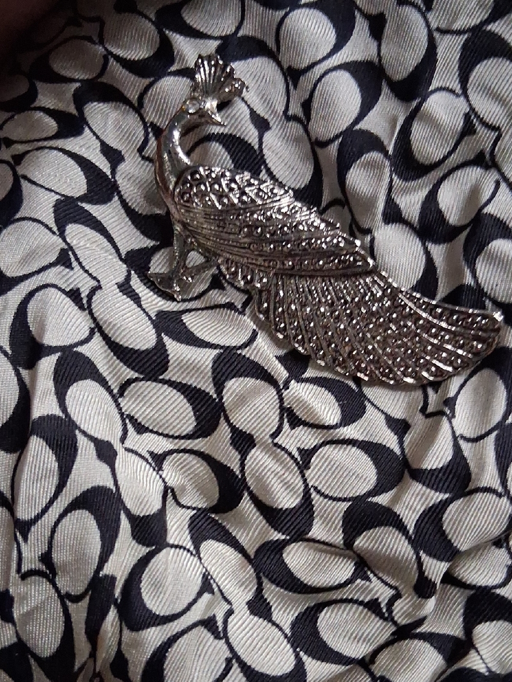 Peacock Brooch